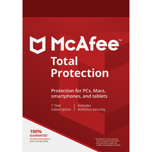 McAfee Total Protection 2025 1-Year | 5 Devices | Digital Download